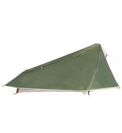 Tente de camping tunnel 1 personne vert imperméable