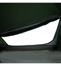 Tente de camping tunnel 1 personne vert imperméable