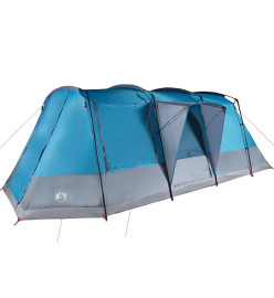 Tente de camping tunnel 4 personnes bleu imperméable