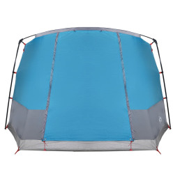 Tente de camping tunnel 4 personnes bleu imperméable