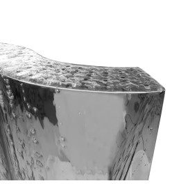 Fontaine de jardin Argenté 60,2x37x122,1 cm Acier inoxydable