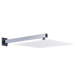 Bras de support de douche Carré Inox 201 Argenté 30 cm