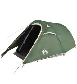 Tente de camping tunnel 2 personnes vert imperméable