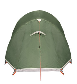 Tente de camping tunnel 2 personnes vert imperméable