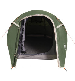 Tente de camping tunnel 3 personnes vert imperméable