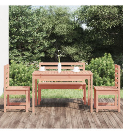 Ensemble à dîner de jardin 4 pcs bois massif Douglas