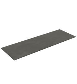 Panneaux muraux 12 pcs Gris foncé 90x30 cm Velours 3,24 m²