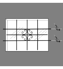 Grilles de sécurité pour fenêtre 69 x 114 cm