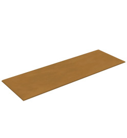 Panneaux muraux 12 pcs Marron 90x30 cm Velours 3,24 m²