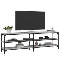 Meuble TV sonoma gris 160x30x50 cm bois d'ingénierie