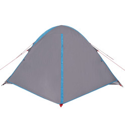 Tente de camping à dôme 2 personnes bleu imperméable