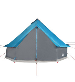 Tente familiale tipi 10 personnes bleu imperméable