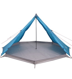 Tente familiale tipi 8 personnes bleu imperméable