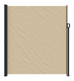Auvent latéral rétractable beige 220x300 cm