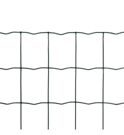 Clôture euro Acier 10 x 1,0 m Vert