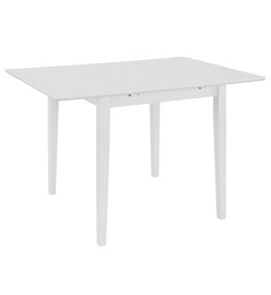 Mobilier de salle à manger 3 pcs MDF Blanc