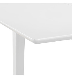 Mobilier de salle à manger 3 pcs MDF Blanc