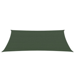 Voile d'ombrage 160 g/m² Vert foncé 2,5x3,5 m PEHD