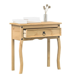 Table console Corona 73x35x73 cm bois de pin massif