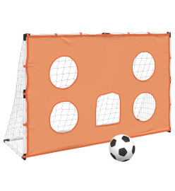 But de football pour enfants avec tapis de ciblage et ballon