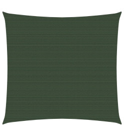 Voile d'ombrage 160 g/m² Vert foncé 4x4 m PEHD