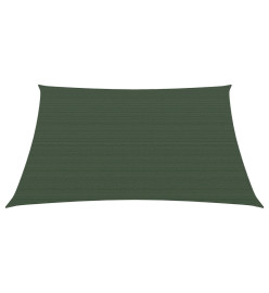 Voile d'ombrage 160 g/m² Vert foncé 5x5 m PEHD