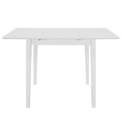 Mobilier de salle à manger 5 pcs MDF Blanc