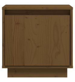 Table de chevet Marron miel 40x30x40 cm Bois de pin solide