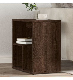 Table d'appoint Chêne marron 50x30x50 cm Bois d'ingénierie