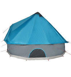 Tente familiale tipi 6 personnes bleu imperméable