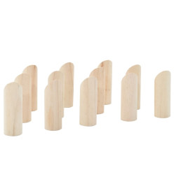 Ensemble de jeu Number Kubb 13 pcs sac de transport pin massif