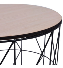 Table basse Noir Ø 47 cm