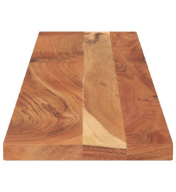 Dessus de table 180x30x3,8cm rectangulaire bois massif d'acacia