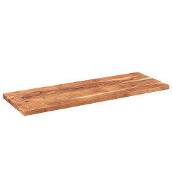 Dessus de table 140x50x3,8cm rectangulaire bois massif d'acacia