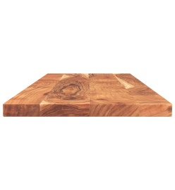 Dessus de table 140x50x3,8cm rectangulaire bois massif d'acacia