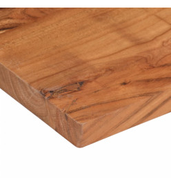 Dessus de table 140x50x3,8cm rectangulaire bois massif d'acacia