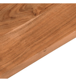 Dessus de table 140x40x2,5cm rectangulaire bois massif d'acacia