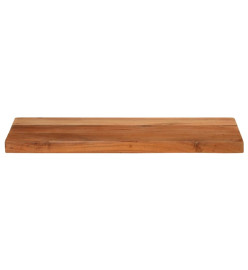 Dessus de table 60x20x3,8 cm rectangulaire bois massif d'acacia