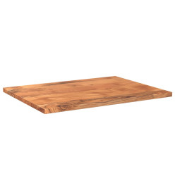 Dessus de table 80x70x3,8 cm rectangulaire bois massif d'acacia