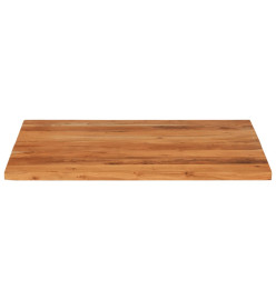 Dessus de table 70x70x2,5 cm carré bois massif d'acacia