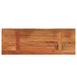 Dessus de table 70x40x2,5 cm rectangulaire bois massif d'acacia