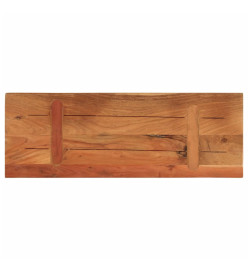 Dessus de table 80x20x3,8 cm rectangulaire bois massif d'acacia