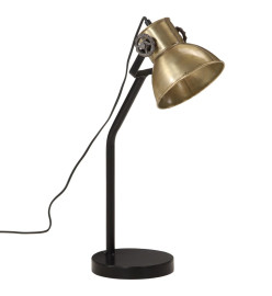 Lampe de bureau 25 W laiton antique 17x17x60 cm E27