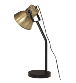 Lampe de bureau 25 W laiton antique 17x17x60 cm E27