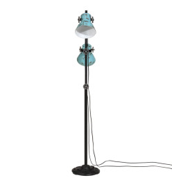 Lampadaire 25 W bleu délavé 25x25x90/160 cm E27