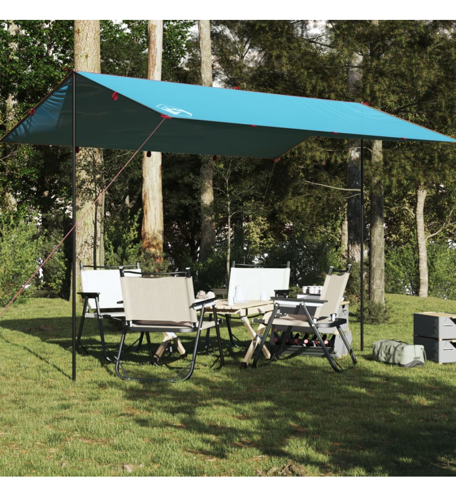 Bâche de camping bleu 400x294 cm imperméable