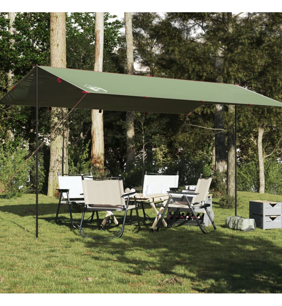 Bâche de camping vert 500x294 cm imperméable