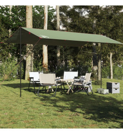 Bâche de camping vert 500x294 cm imperméable