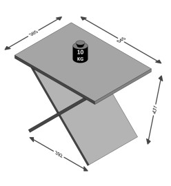 FMD Table basse Chêne