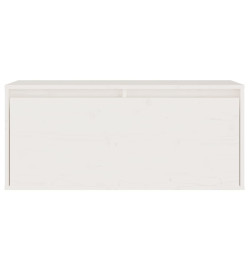 Meubles TV 2 pcs Blanc Bois massif de pin